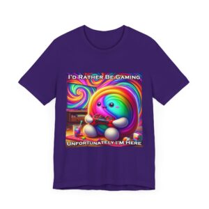 Rainbow Squishy - I'd Rather Be Gaming - Unisex T-Shirt