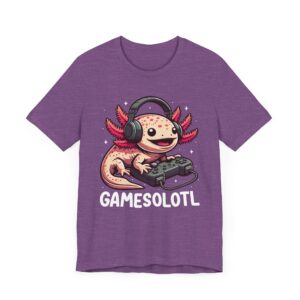 Playful Axolotl Gamer - Gamesolotl - Unisex T-Shirt