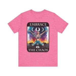 Triple Moon Rise-up - Embrace the Chaos Unisex - Unisex T-Shirt