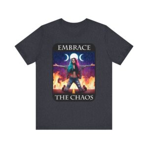 Triple Moon on My Knees - Embrace the Chaos - Unisex T-Shirt