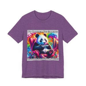 Panda - I'd Rather Be Gaming - Unisex T-Shirt