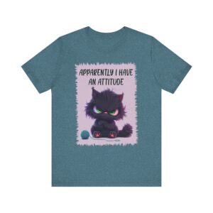 Grumpy Cat Apparently I Have an Attitude - Unisex T-Shirt