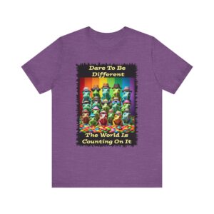 Chameleon - Dare to Be Different - Motivational Unisex T-Shirt