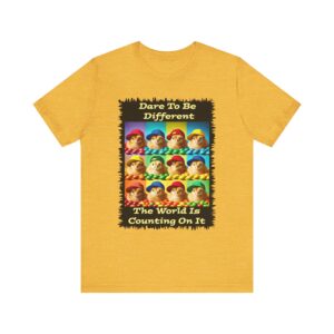 Chicks n Hats - Dare To Be Different - Unisex T-Shirt