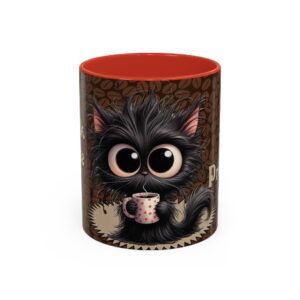 Kitty Mug - I Drink Coffee For Your Protection - 11 or 15oz