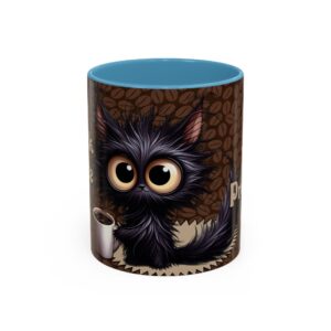 I Drink Coffee For Your Protection - Cute Kitty - 11oz or 15oz Mug