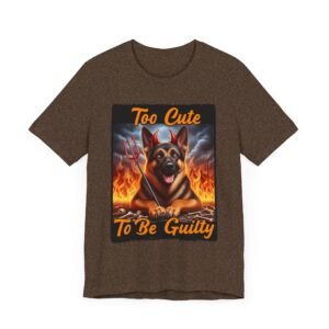 Too Cute To Be Guilty - German Shepherd - Unisex T-Shirt
