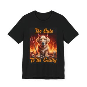 Too Cute to Be Guilty Tee - Labrador Retriever - Devil Dog T-Shirt