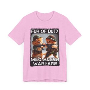 Fur of Duty Meowdern Warfare Tee - Adorable Unisex Cat T-Shirt