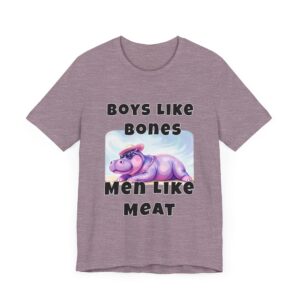 Whimsical Hippo Tee - Boys Like Bones Men Like Meat