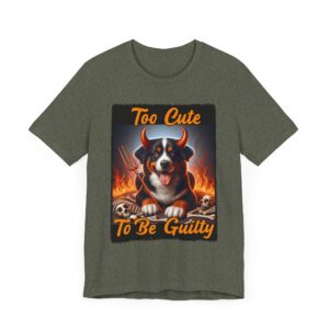 Too Cute to Be Guilty Dog Lover's Tee - Bernese Mountain Dog