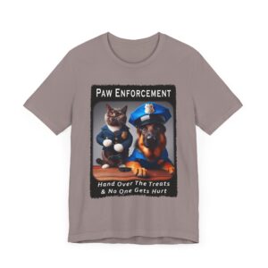 Paw Enforcement Tee - Cat and Dog Police T-Shirt