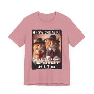 Cat Detective Tee - Meowgnun PI - Funny Cat Unisex T-Shirt