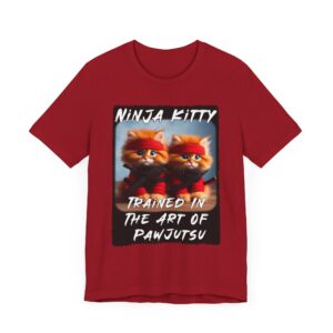 Ninja Kitty Pawjutsu - Unisex T-Shirt - Cat - Kitten