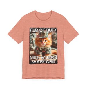 Fur of Duty Meowdern Warfare Tee - Fluffy Cat T-Shirt
