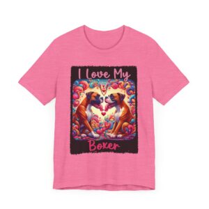 I Love My Boxer - Unisex Jersey Short Sleeve T-Shirt