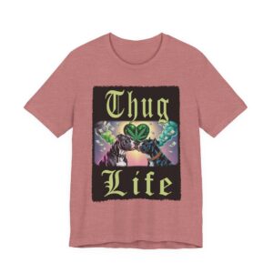 Thug Life - Pastel Pit Bulls 420 - Unisex T-Shirt