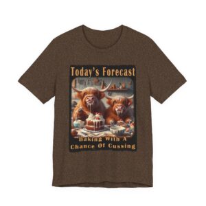 Today's Forecast - Baking With A Chance Of Cussing - Two Highland Cows