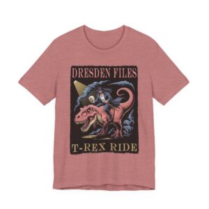 Dresden Files T-Rex Ride - Cool Unisex Graphic T-Shirt