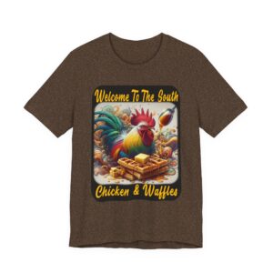 Southern Chicken and Waffles Tee - Silly Rooster Unisex T-Shirt