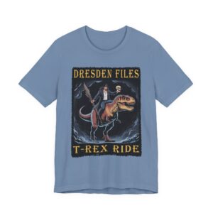 Dresden Files T-Rex Ride Unisex Tee - Jim Butcher