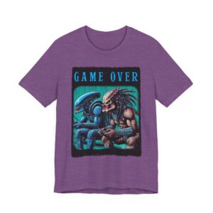Yautja And Xenomorph Gamer Unisex T-Shirt - Game Over