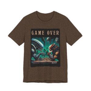 Xenomorph And Yautja Chess - Game Over T-Shirt