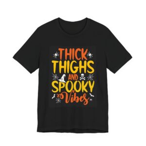 Halloween Graphic Tee - Thick Thighs and Spooky Vibes