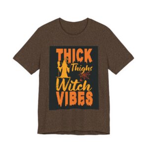Thick Thighs Witch Vibes Tee - Unisex Halloween T-Shirt