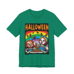 Halloween Chucky and Rainbow Brite - Unisex Tee