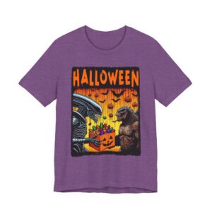 Halloween Alien and Godzilla - Trick or Treat T-Shirt