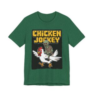 Chicken Jockey Zombie - Unisex Jersey T-Shirt