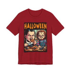 Halloween Wednesday and Chucky - Unisex T-Shirt
