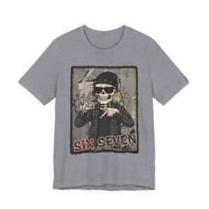 Skeleton Graphic Tee - Six Seven 6-7 Design