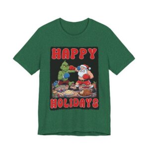 Happy Holidays T-Shirt - Grinch vs Santa