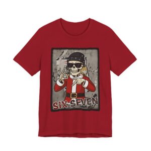 Skeleton Santa Six Seven 6-7 Graphic Tee