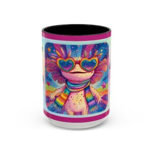 Axolotl Rainbow Coffee Mug 15oz