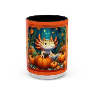 Axolotl Pumpkin Coffee 15oz Mug