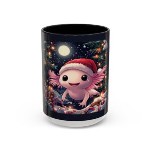 Axolotl Christmas Holiday Coffee Mug 15oz