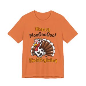 Thanksgiving Mooing Turkey Cow - Unisex Tee