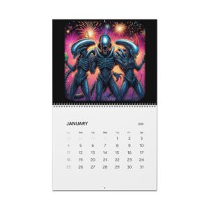 Yautja - Xenomorph 2026 Calendar - for Predator And Alien Enthusiast's