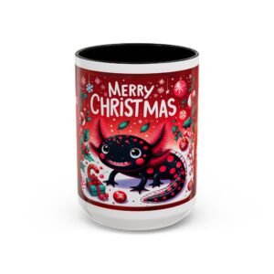 Axolotl Merry Christmas Coffee Mug – It’s A Feeling 11 or 15oz