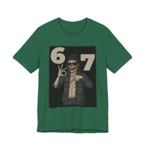 Zombie Skeleton - Six Seven 6-7 Unisex Tee