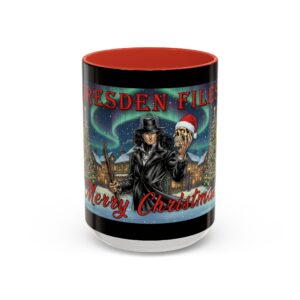 Dresden Files Christmas Coffee Mug - Snowy Village