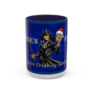 Dresden Files - Harry Dresden and Bob Christmas Mug 15oz