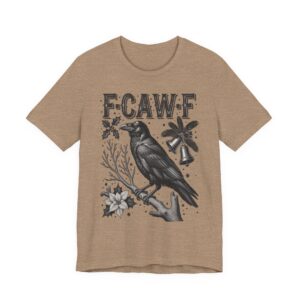 F-Caw-F Christmas Holy with Bell Unisex Tee